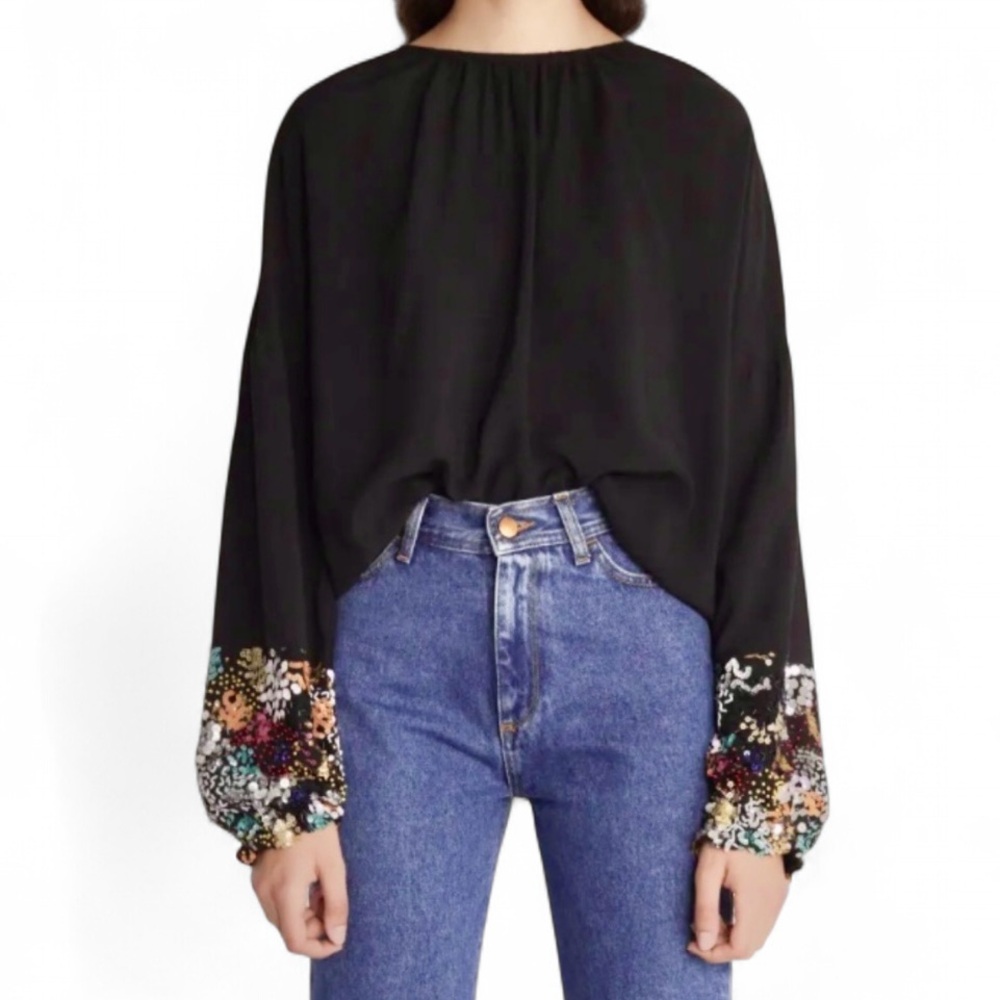 Rodebjer Miklos Beaded Blouse